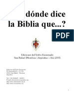 En Donde Dice La Biblia Que