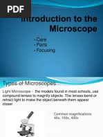 How To Correctly Use A Microscope