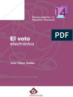 Voto Electronico Temas Selectos