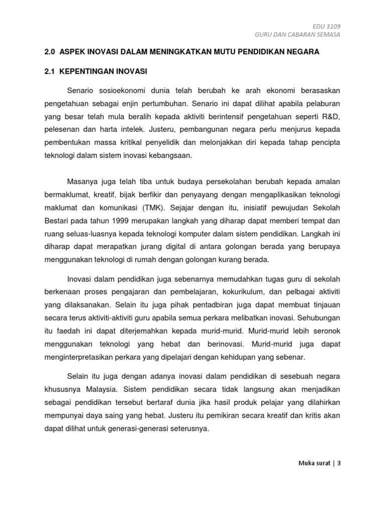 Aspek Inovasi Pdf