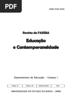(Re)significando a produção construtiva do conhecimento - REVISTA DE EDUCAÇÃO