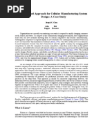 A Kaizen Based Approach for Cellular Manufacturing System Design
