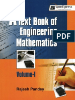 80322371 Text Book of Engineering Mathematics Volume I