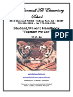 2013-2014 stonewall tell es student-parent handk