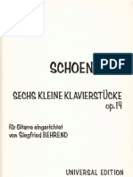 A. Schoenberg - Sechs Kleine Klavierstucke Op.19 PDF