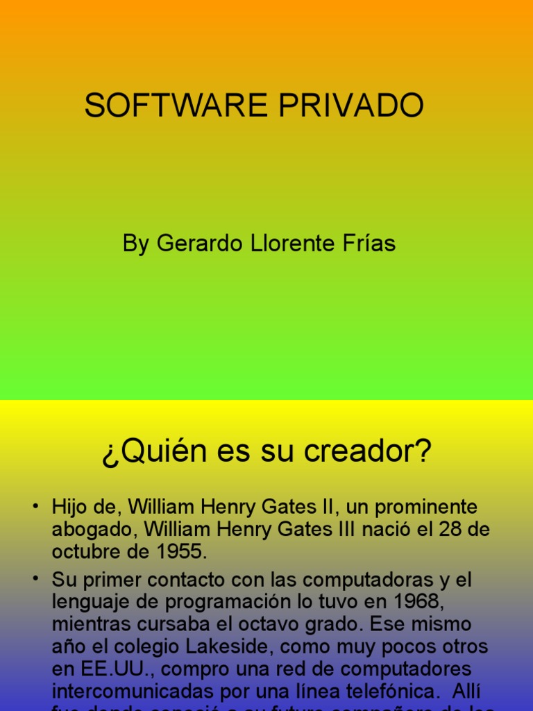Software Privado