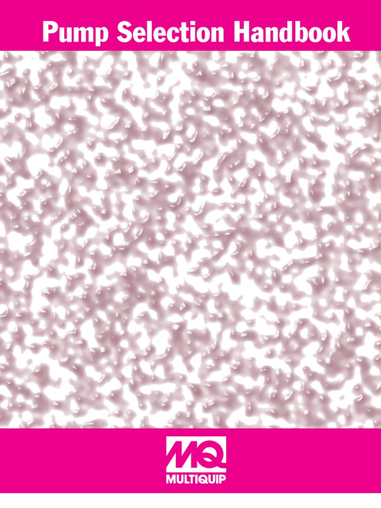 Pumps Selection 0703 Handbook PDF Pump Vacuum