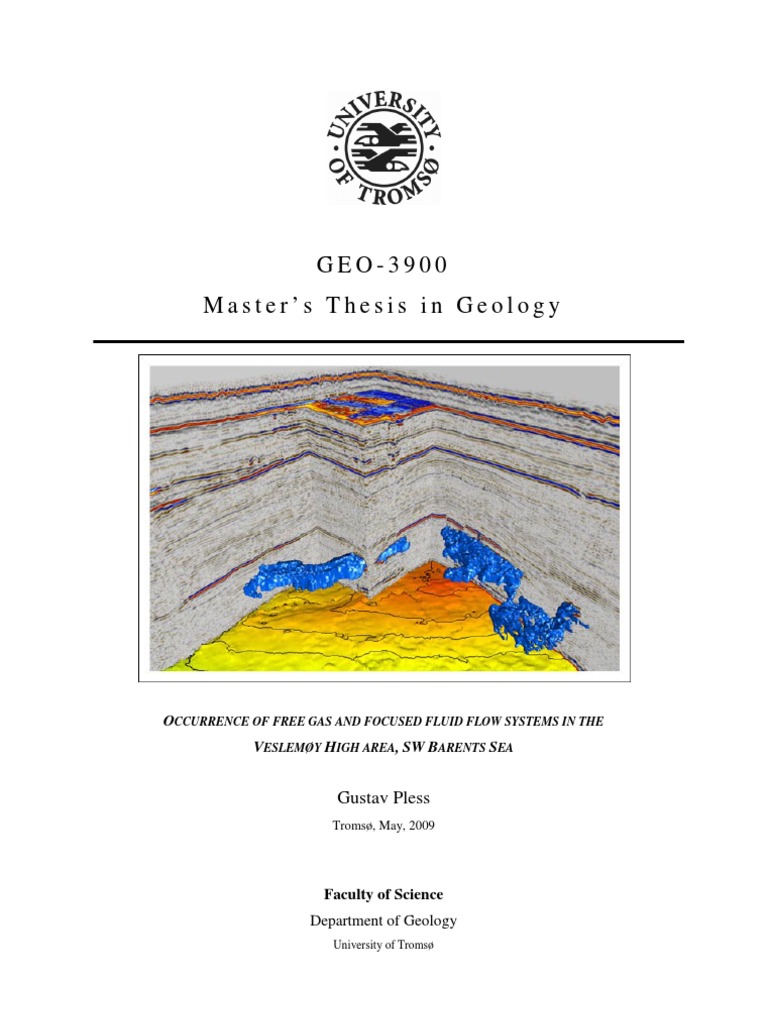 msc thesis topics in geology