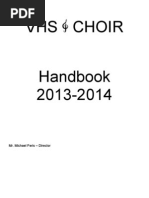 Download VHS Choir 2013-14 Handbook by ViperChoir SN163581279 doc pdf