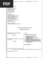 Download SOHMER Trademark Infringement Complaint by Ryan Gile Esq SN16358910 doc pdf