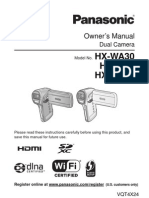 Panasonic HX-WA03 Camcorder User Manual