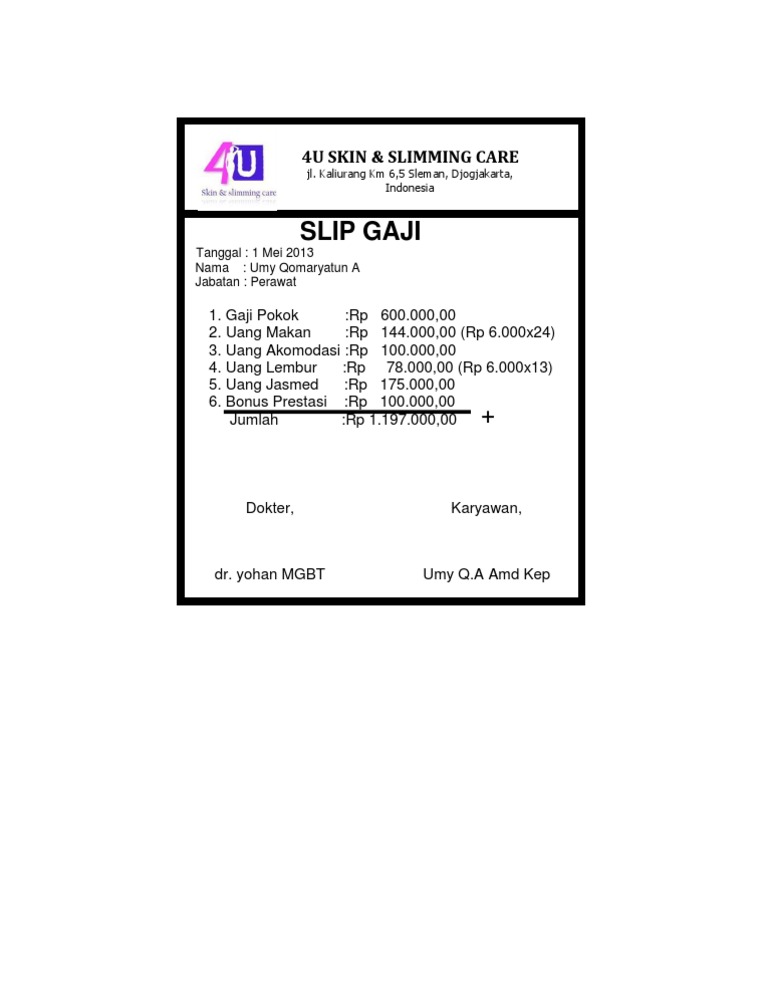 Slip Gaji PDF