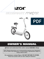 Razor Scooter EcoSmartMetro MANUAL v2