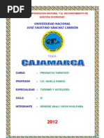 Cajamarca-mision Vision, Objetivos