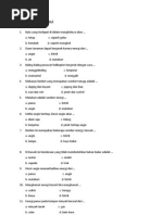 Soal IPA Kelas 3 Semester 2