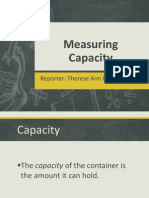 Measuring Capacity (Therese)