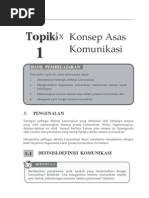 Topik 1 Konsep Asas Komunikasi