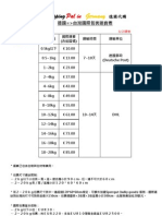 DHL Shipping Fee Via Air