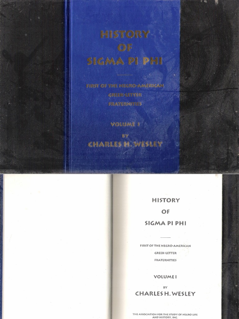 History of Sigma Pi Phi by Charles H Wesley PDF Student Organizations Fraternities And