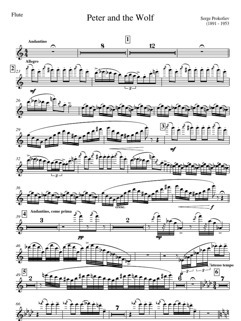 IMSLP42137 PMLP04504 Peter TheWolf Flute Unrest