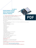 The Full Fledged Arm 9 Development Board With Touchscreen Display Module