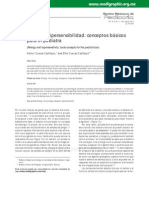 Alergia e Hieprsensibilidad Conceptos Basicos para Le Pediatra.