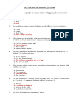 CSWIP 3.1 Sample Question