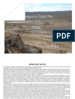 Patagonia Gold PLC: Updated May 2008