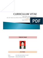 Curriculum Vitae Master and Bachelor Degree of Nur Fadli Hazhar Fachrial