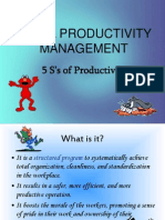 5 S's of Total Productivity Management