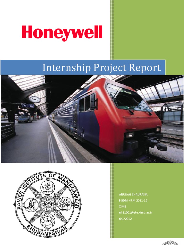honeywell project report.docx Honeywell Competence (Human Resources