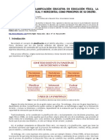 El Proceso de La Planificación Educativa en Educación Física