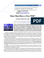 Does Man Have A Free Will?: Telephone: 503 292 4352 E-Mail