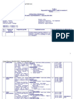 Literatura Universala Xi - Planificare Calendaristica