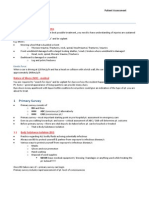 2013 BAA - Patient Assessment