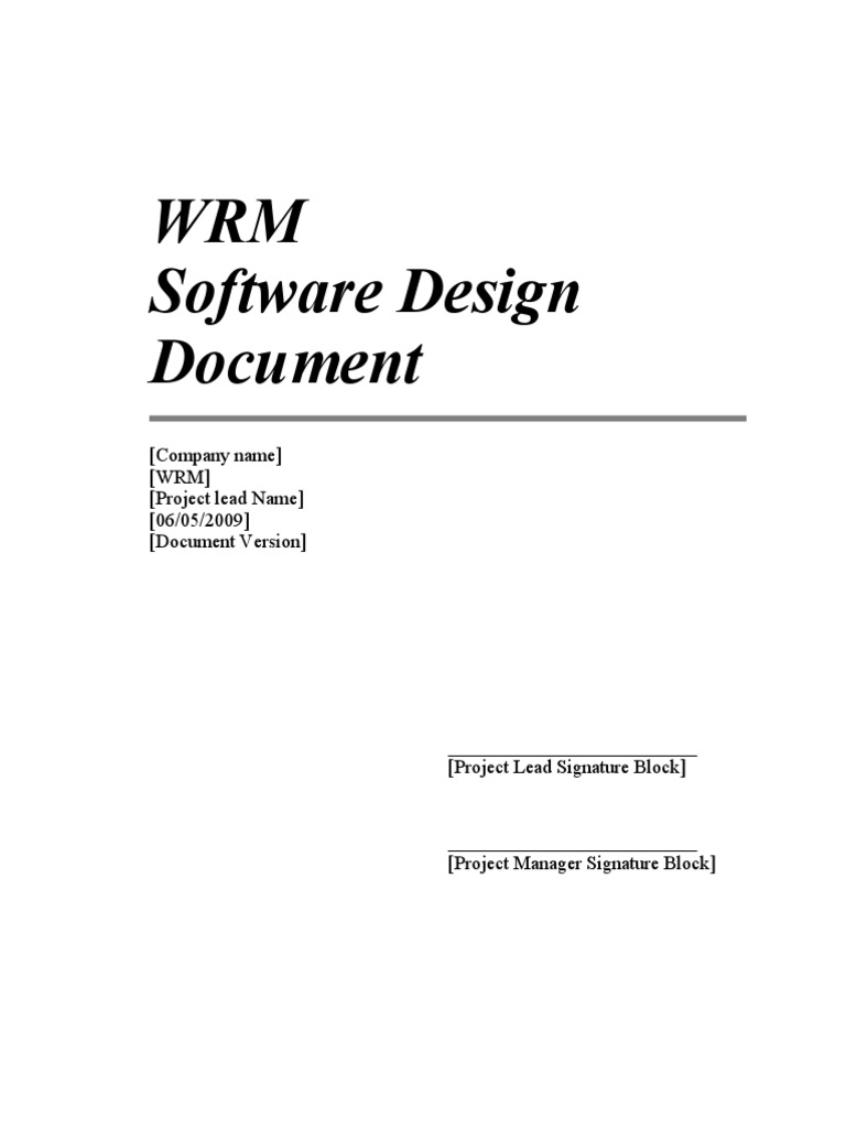Software Requirements Specification | PDF