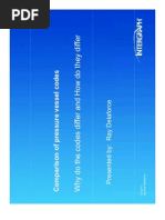 Comparision of Pressure Vessel Codes