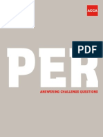 PER Challenge Questions 2013