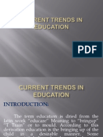 Current Trends in Education