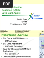 Download Mobile Application Based on USIM Java Card Applet Patrick Biget by Alireza Firoozian SN163686838 doc pdf