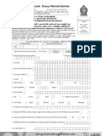 Passport Normal a Application