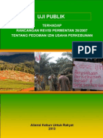 Download Uji Publik Terhadap Rancangan Revisi Permentan 262007 Tentang Pemberian Izin Usaha Perkebunan by Grahat Nagara SN163692476 doc pdf
