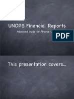 UNOPS Financial Reports - Advanced Guide For Finance Users