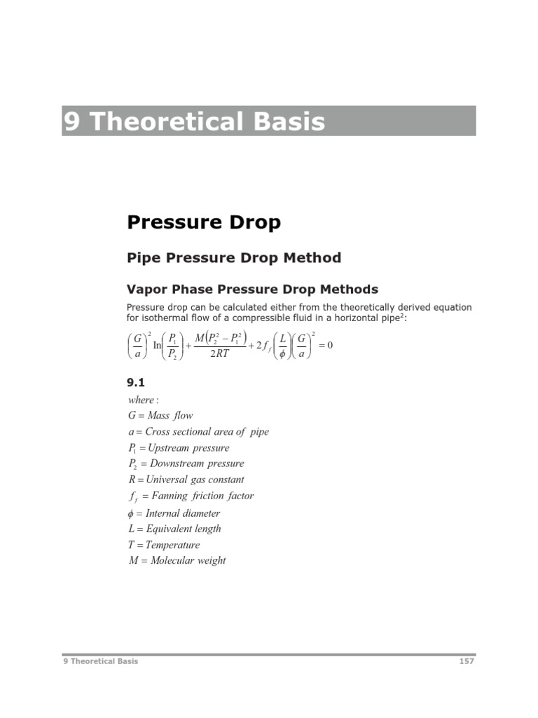 Pressure Drop Calculations in Pipes | PDF | Pressure | Viscosity