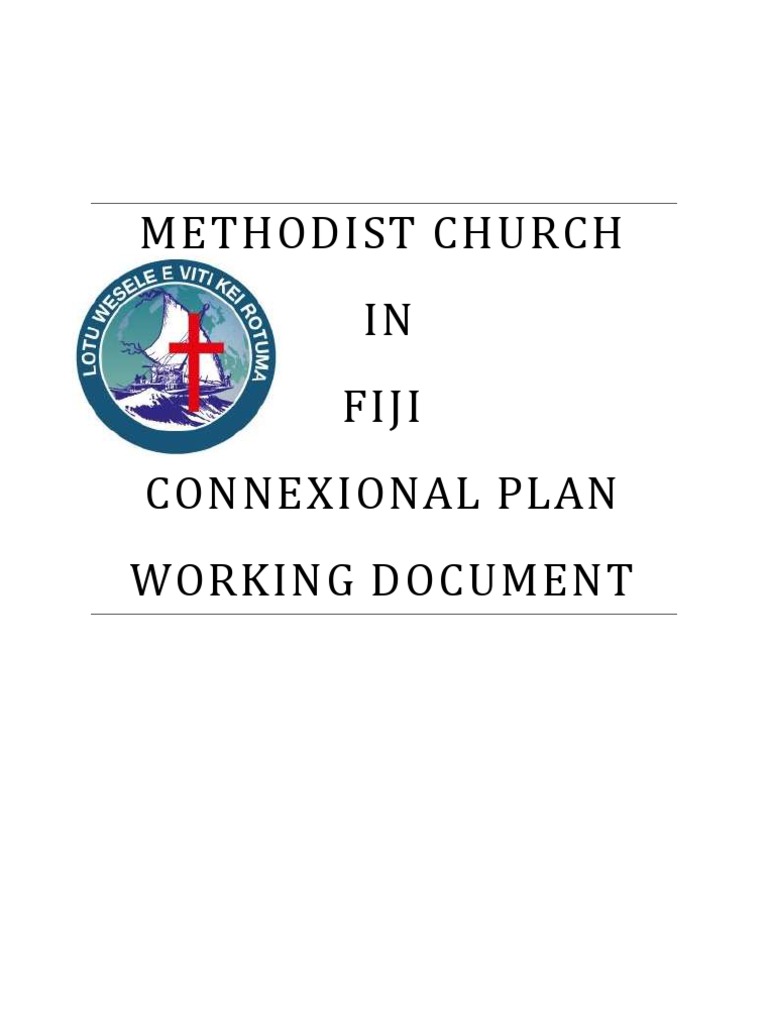 Connexional Plan for Methodist Church Fiji | PDF | Methodism | Salvation