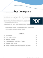 Maths square numbers