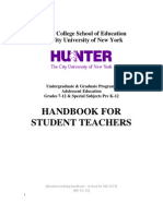 Hunter College Student Teachers Handbook-Fall2013
