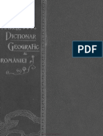 Partea I A Unei Istorii Geografice A Bucurestilor Extrasa Din Marele Dictionar Geografic Al Romaniei Vol I, 1898