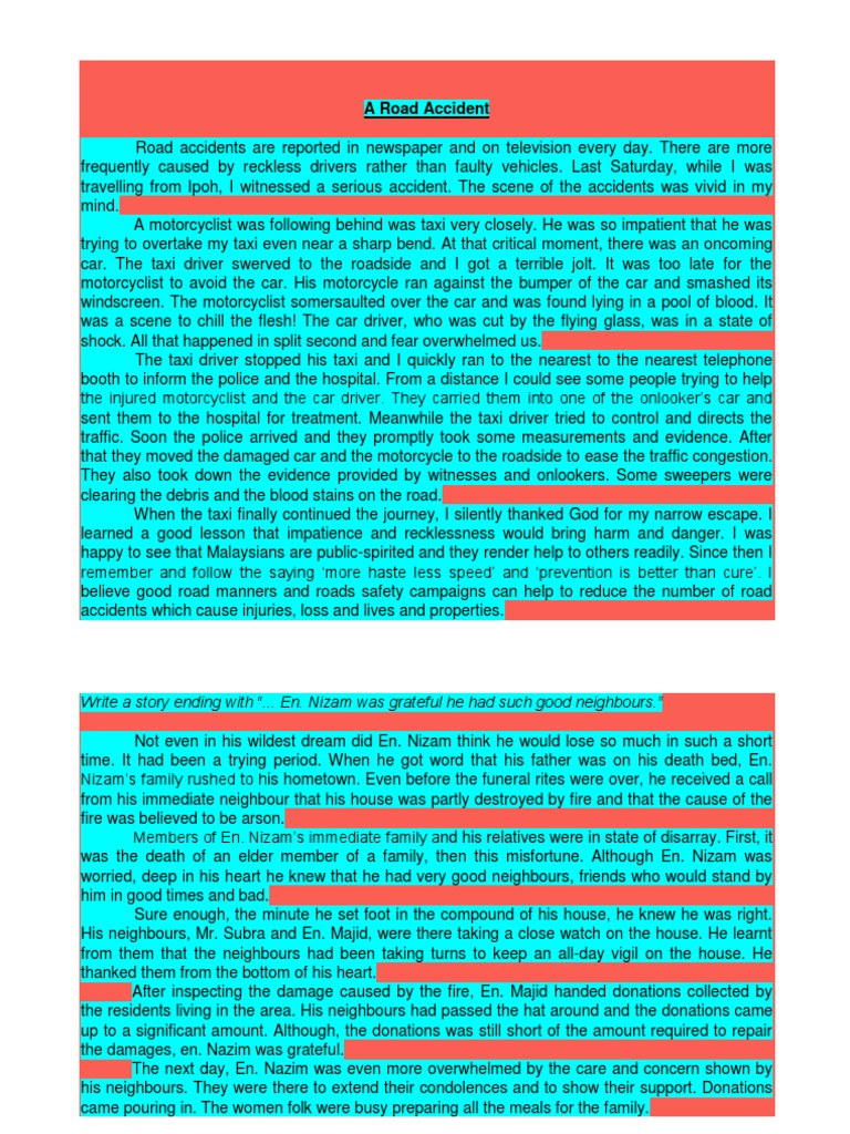 How To Write A Story Ending Ks2