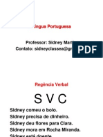 Sidney - Regência Verbal
